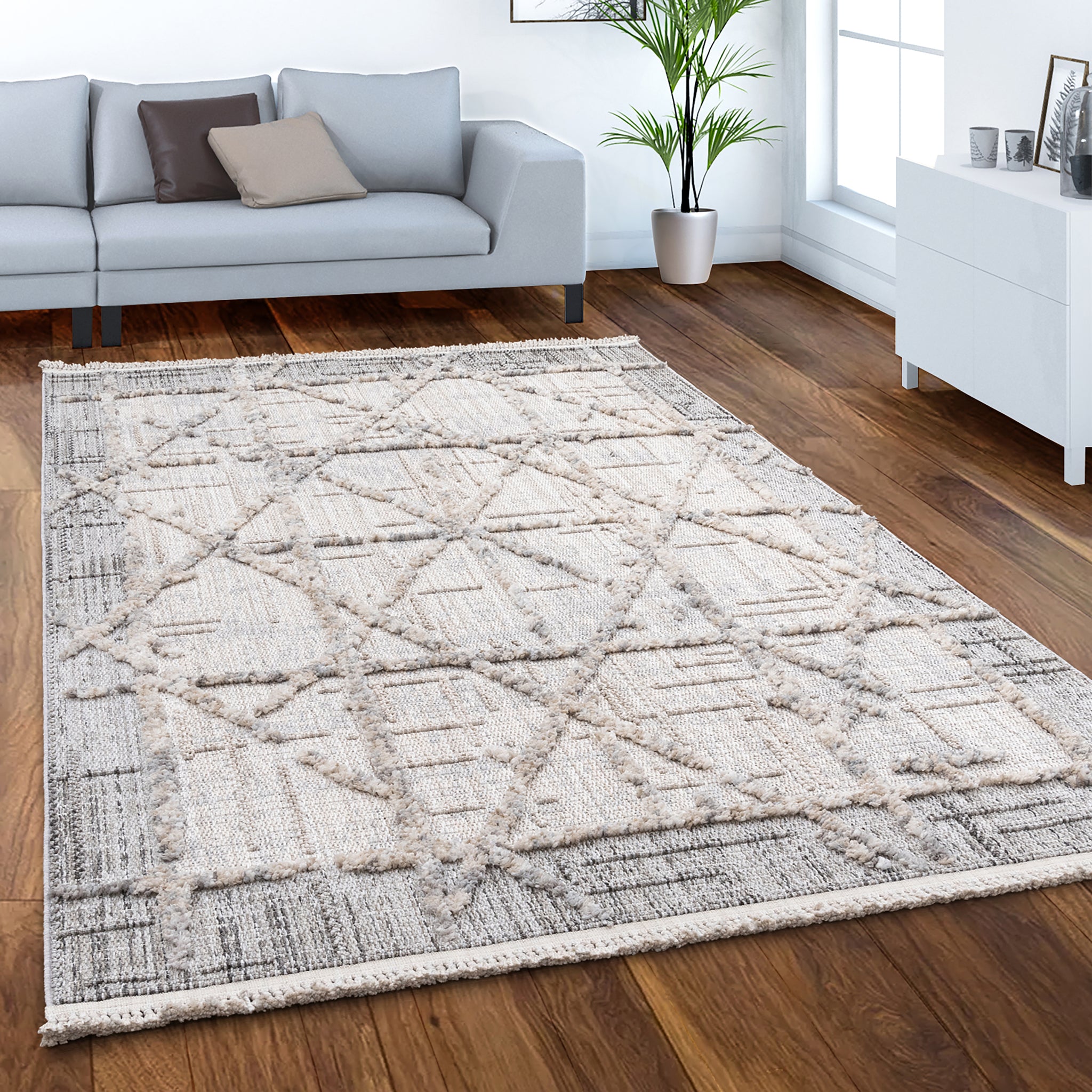 ADELAIDE 691 CREAM – Paco Home Rugs