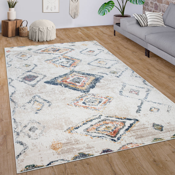  Paco Home Area Rug Modern Geometric Pattern in Brown Beige,  Size: 3'11 x 5'7 : Home & Kitchen