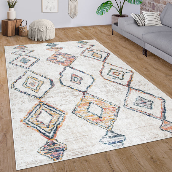 Paco Home Brown Beige Area Rug for Living Room Modern Abstract Design,  Size: 2' x 3'7