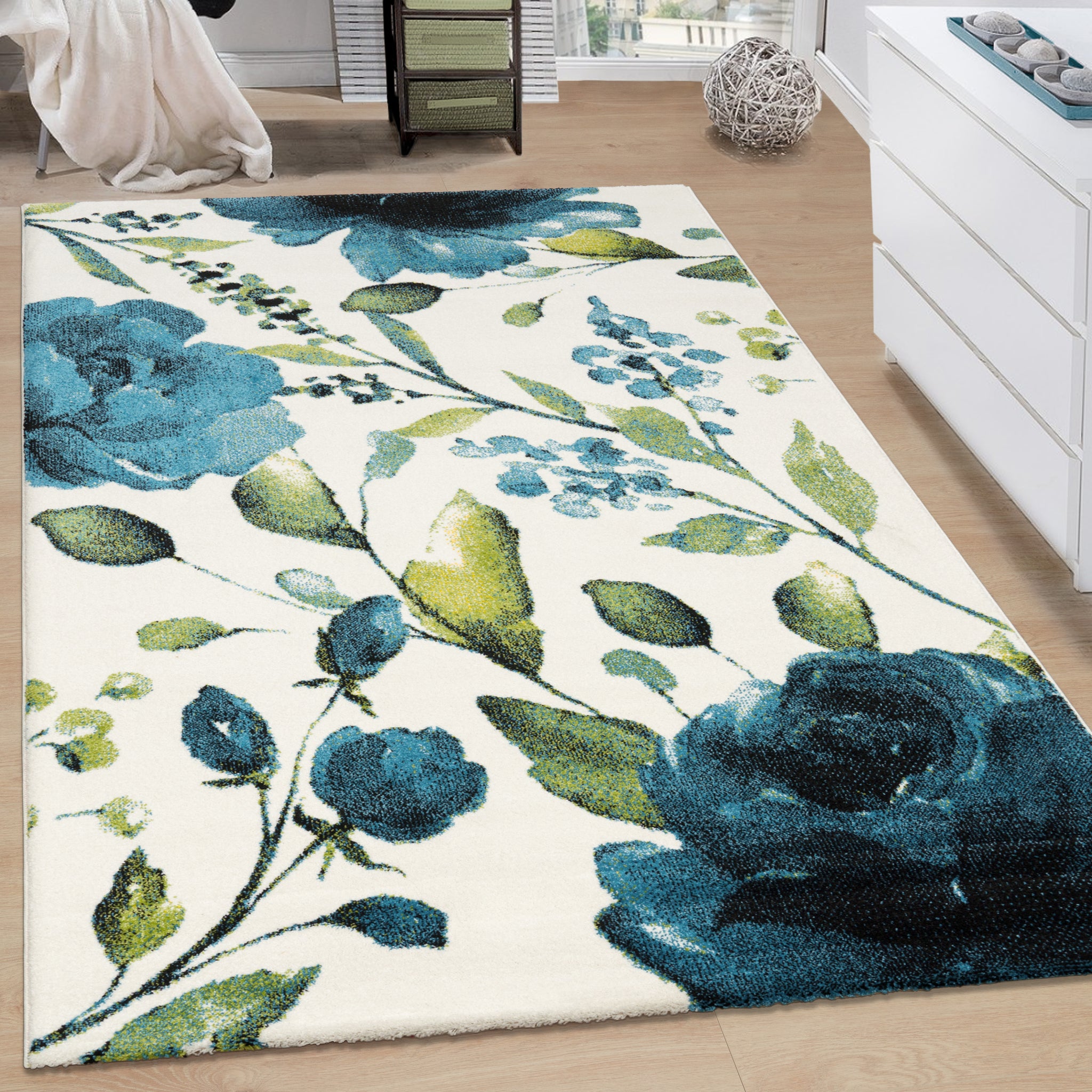 CANVAS 854 BLUE – Paco Home Rugs