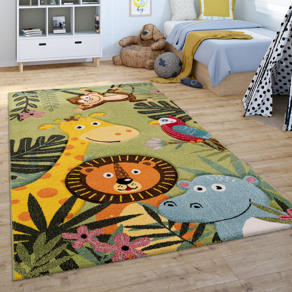 Paco Home Kids Rug for Childrens Room Sweet Unicorn with Starry Sky,  Size:5'3 x 7'7, Colour:Grey