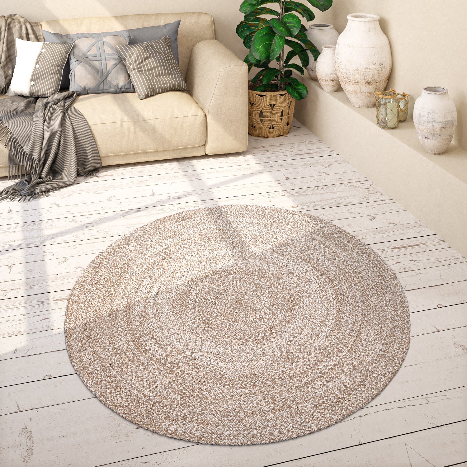 Viborg Rug VIBORG 595 BEIGE – Paco Home Rugs