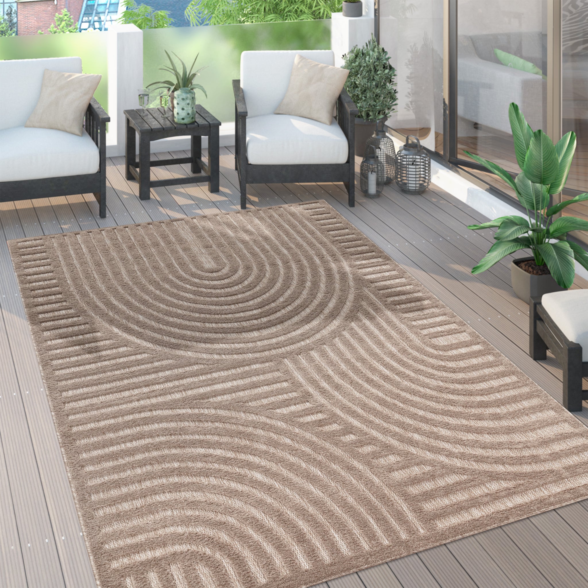 LIVORNO 674 BEIGE – Paco Home Rugs