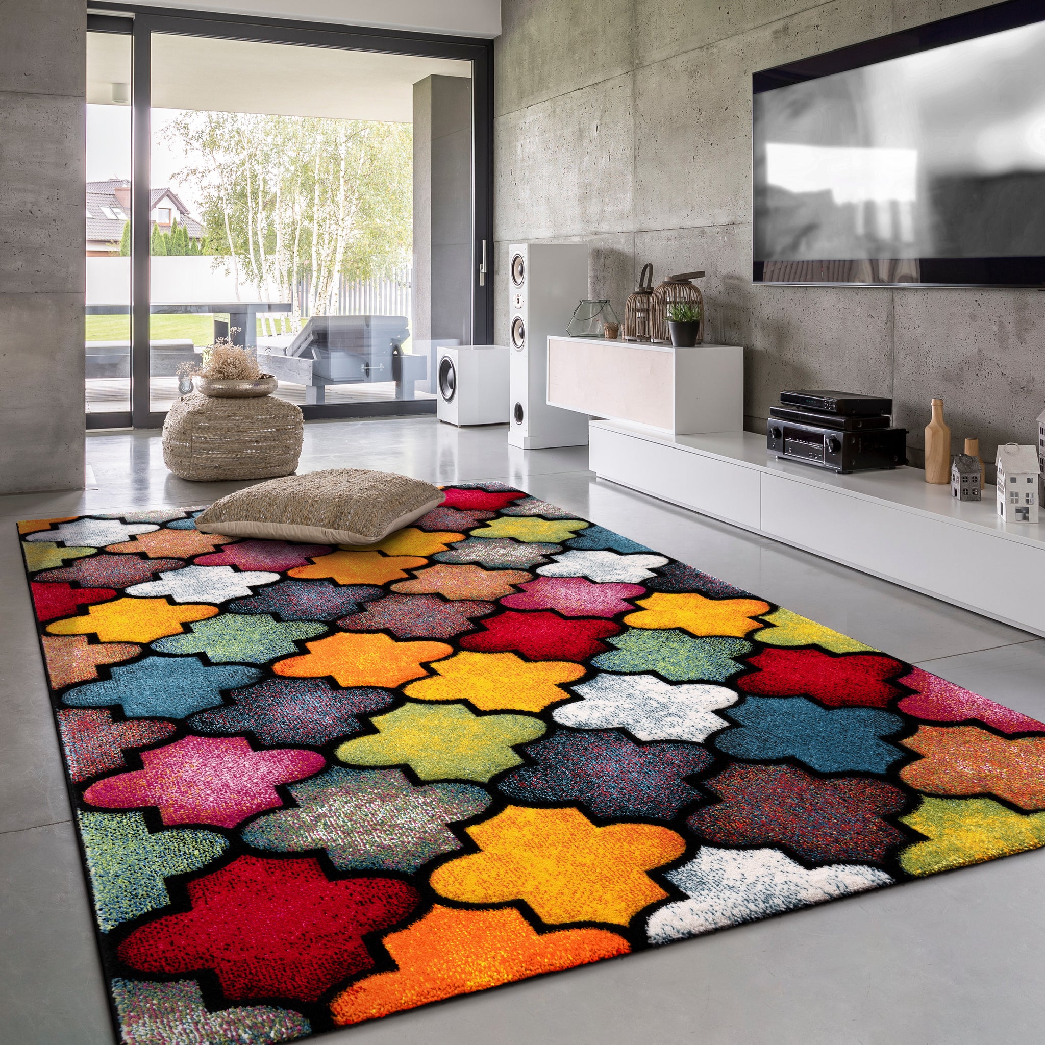 SMARAGD 765 MULTICOLORED – Paco Home Rugs