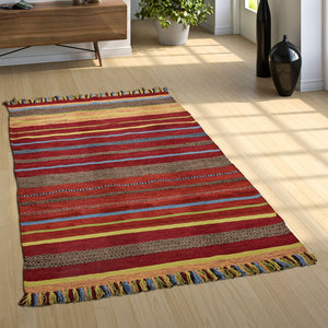 KILIM 213 TERRACOTTA