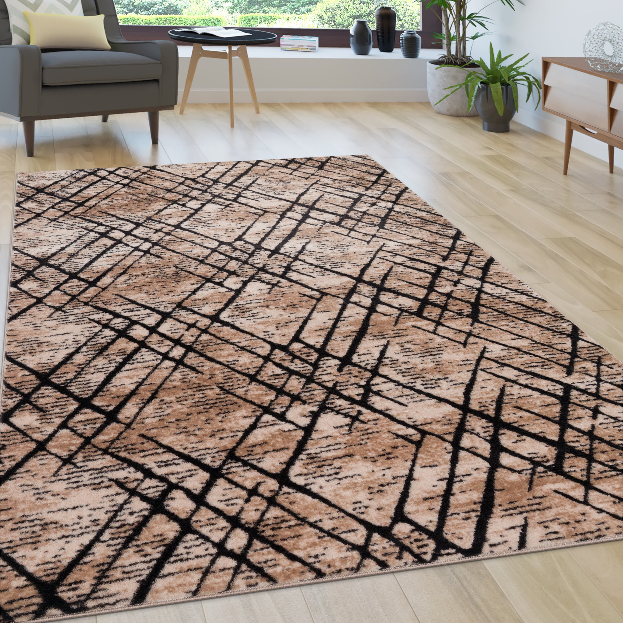 MALAGA 773 BEIGE – Paco Home Rugs